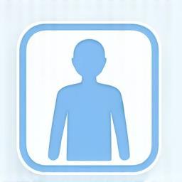 Icon representing ergonomic comfort fit for riding gear